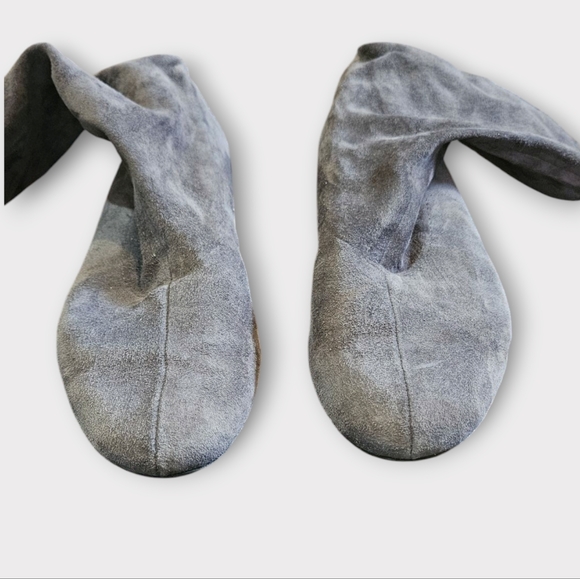 Robert Clergerie Mepe Gray Over The Knee Stretch Boots - Picture 4 of 8